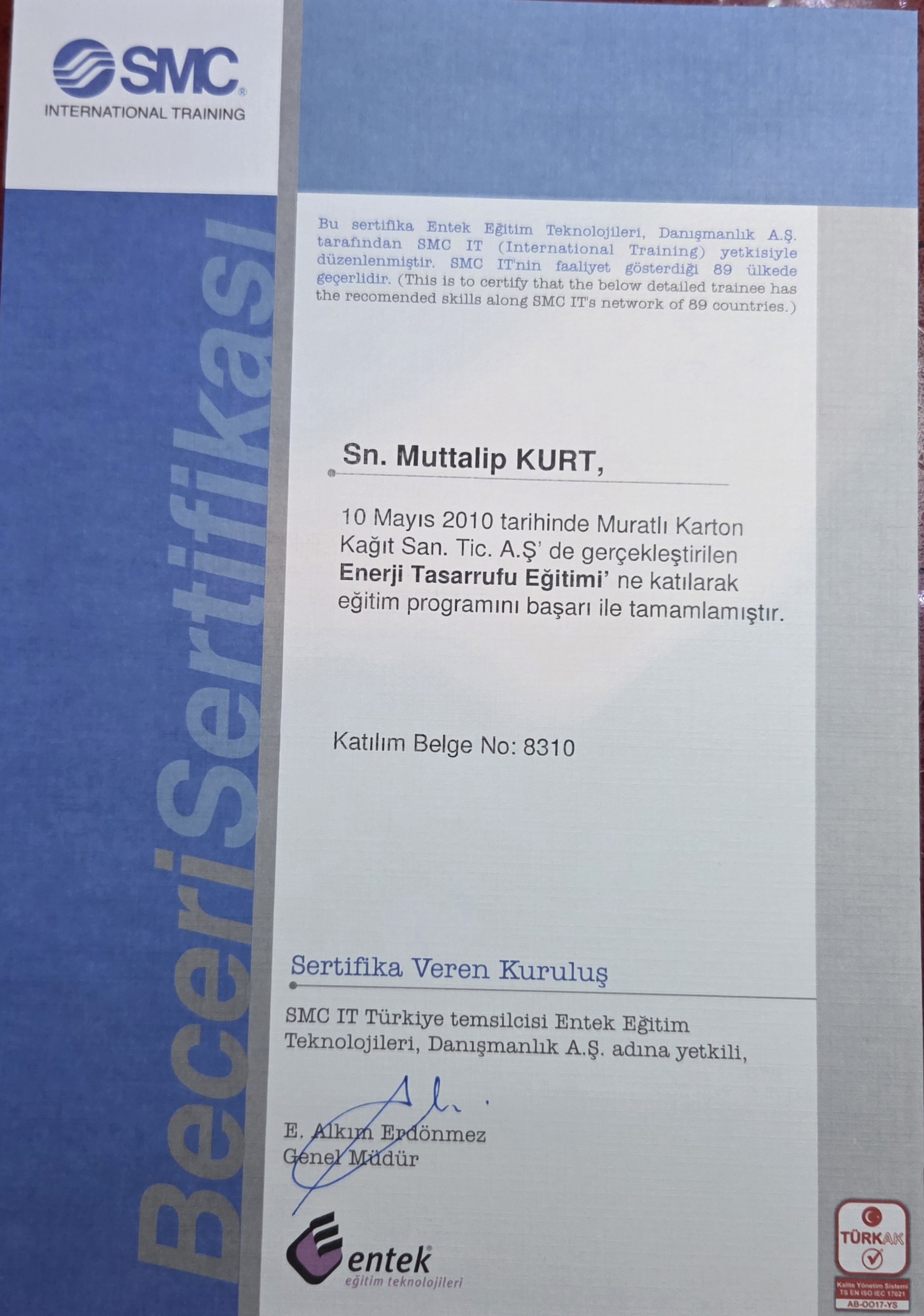 Enerji Tasarrufu Eğitimi